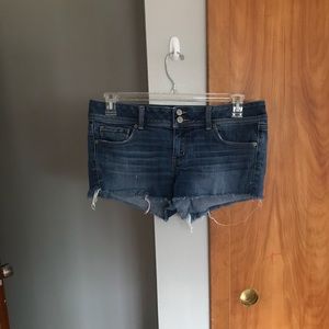Denim shorts